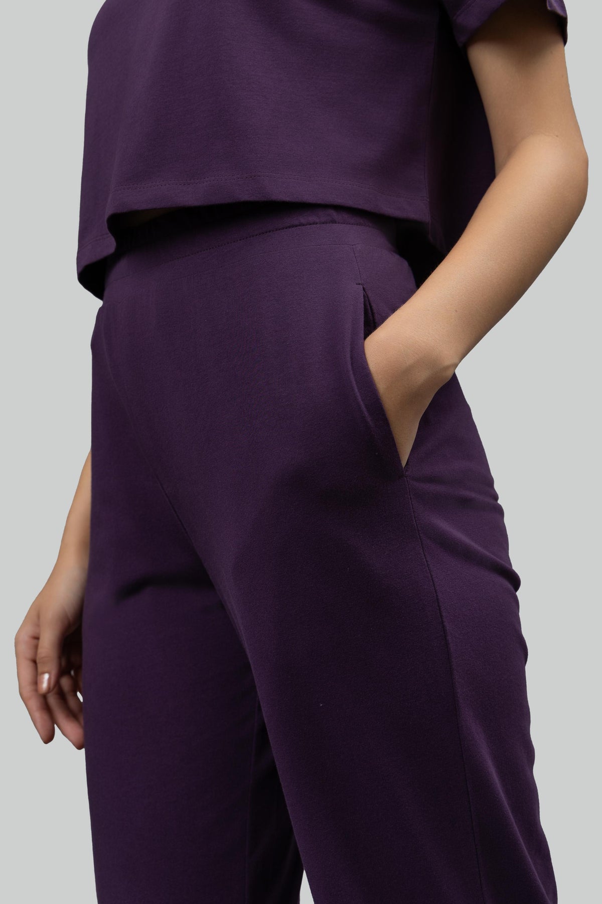 Soft Flare Plum Lounge Pants
