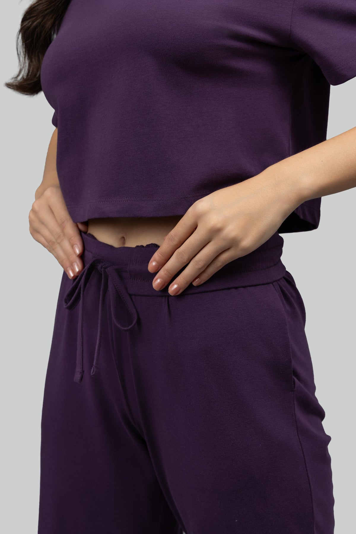 Soft Flare Plum Lounge Pants