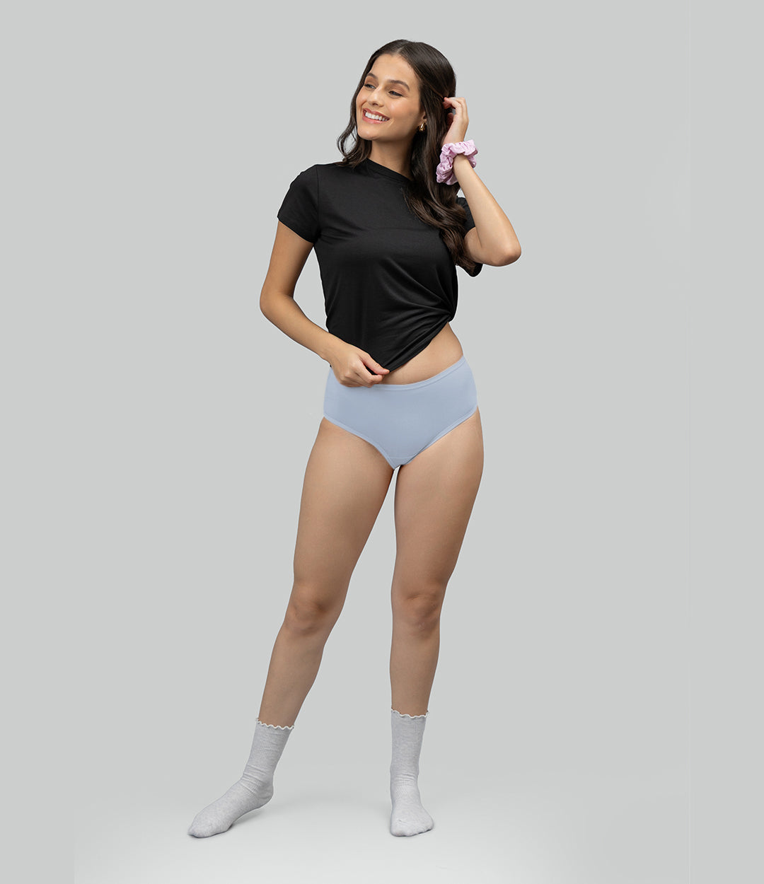 Supima® Modal Brief Nessies-Airy Blue