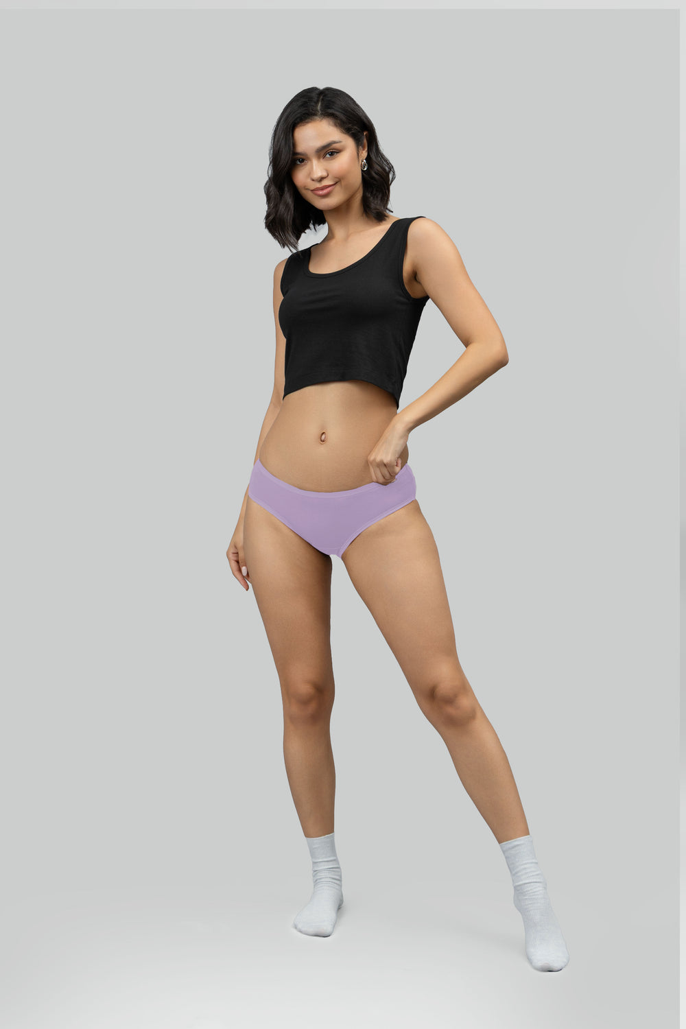 Cuddle Lilac Supima Modal Hipster Nessies