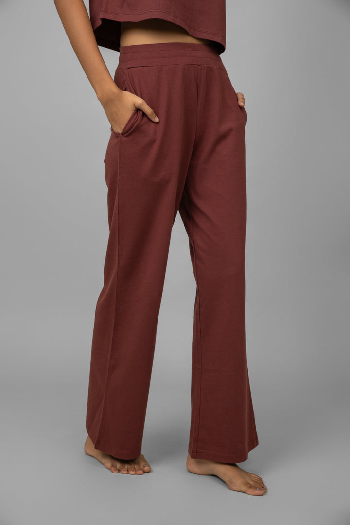 Ruby Crop Co-Ord Set featuring stylish crop top and matching pants.