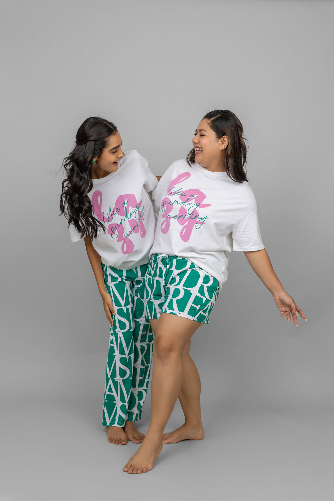 Dream Land Shorts Set featuring stylish, playful loungewear for women.