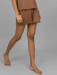 Home Brown Lounge Shorts for comfortable and stylish relaxation.