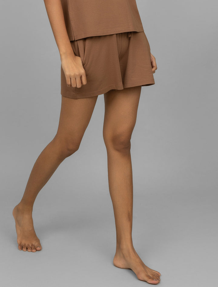Home Brown Lounge Shorts for comfortable and stylish relaxation.