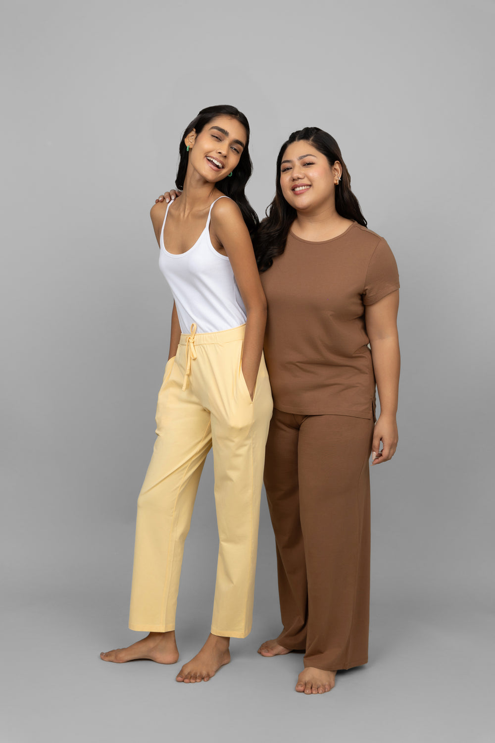 Home Brown Supima Co-ord Set