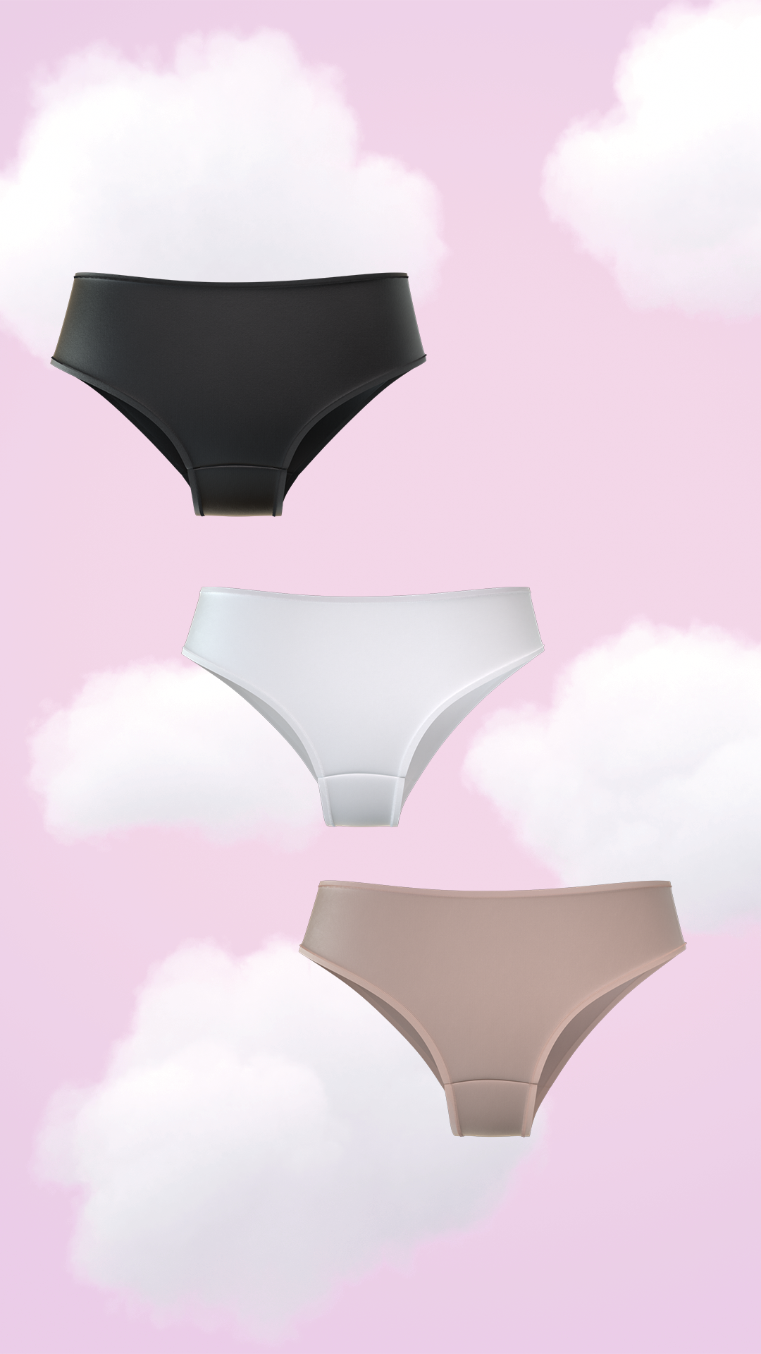 3-Pack Supima Modal Hipster Nessies- The Balance