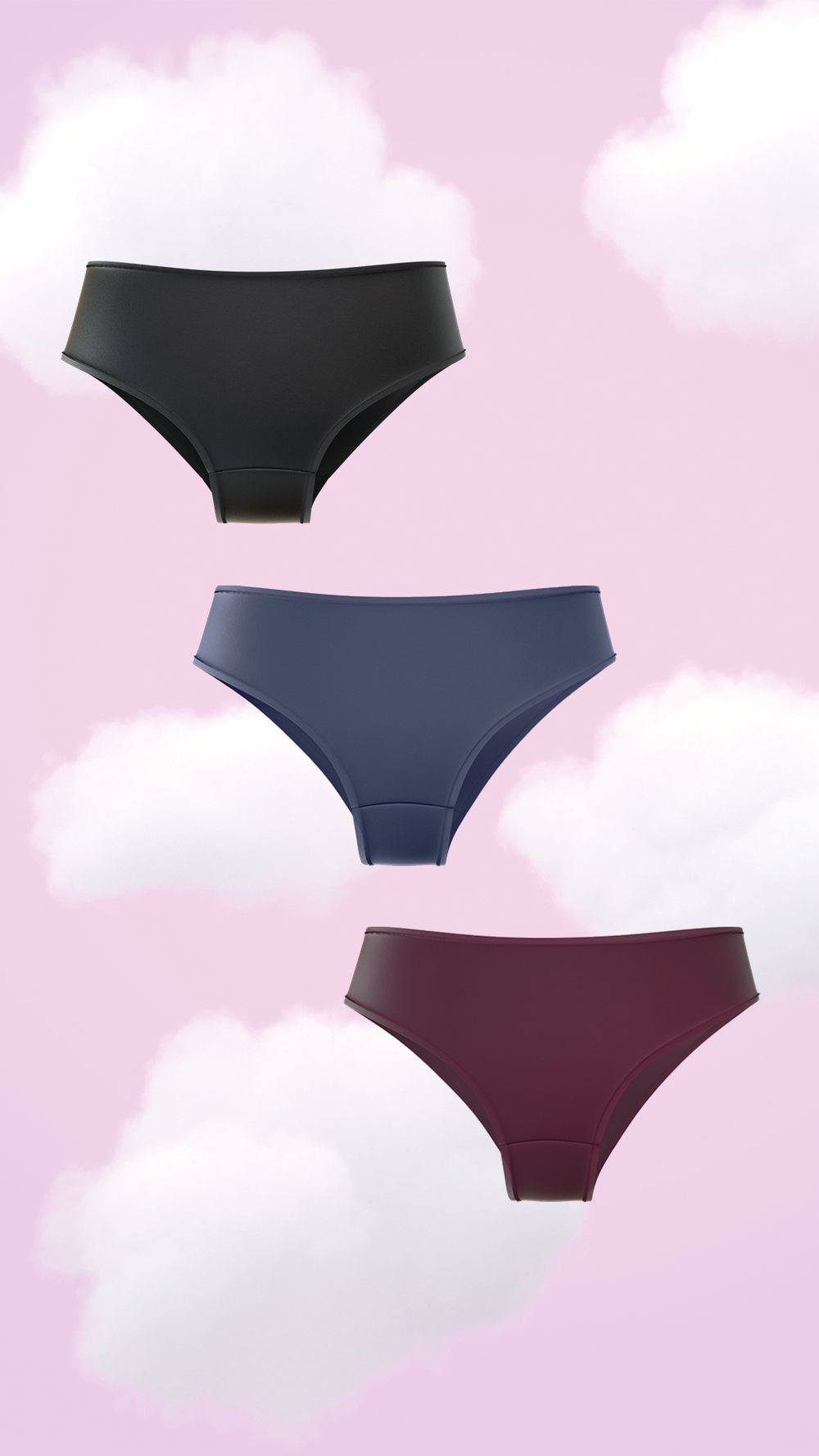 3-Pack Supima® Modal Hipster Nessies -The Dusk