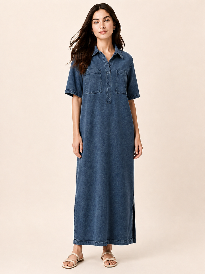 The Out & About Maxi-SoftTerry™- Vintage Bleu