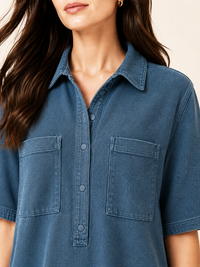 The Out & About Maxi-SoftTerry™- Vintage Bleu