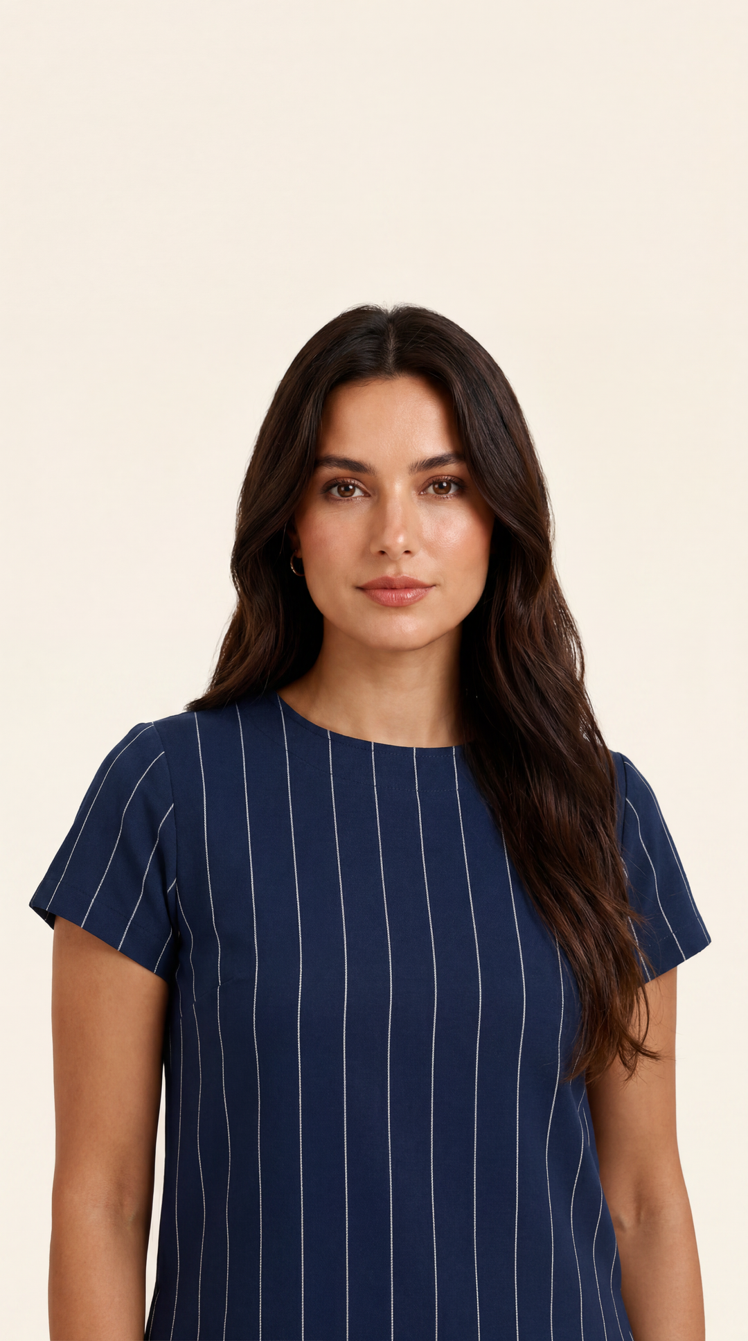 Snugknit Deep Navy Asymmentric Top