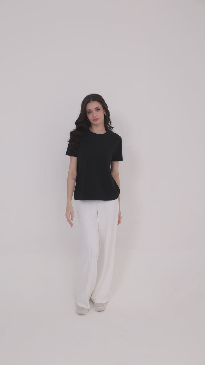 AirSupima® Black Comfort Tee