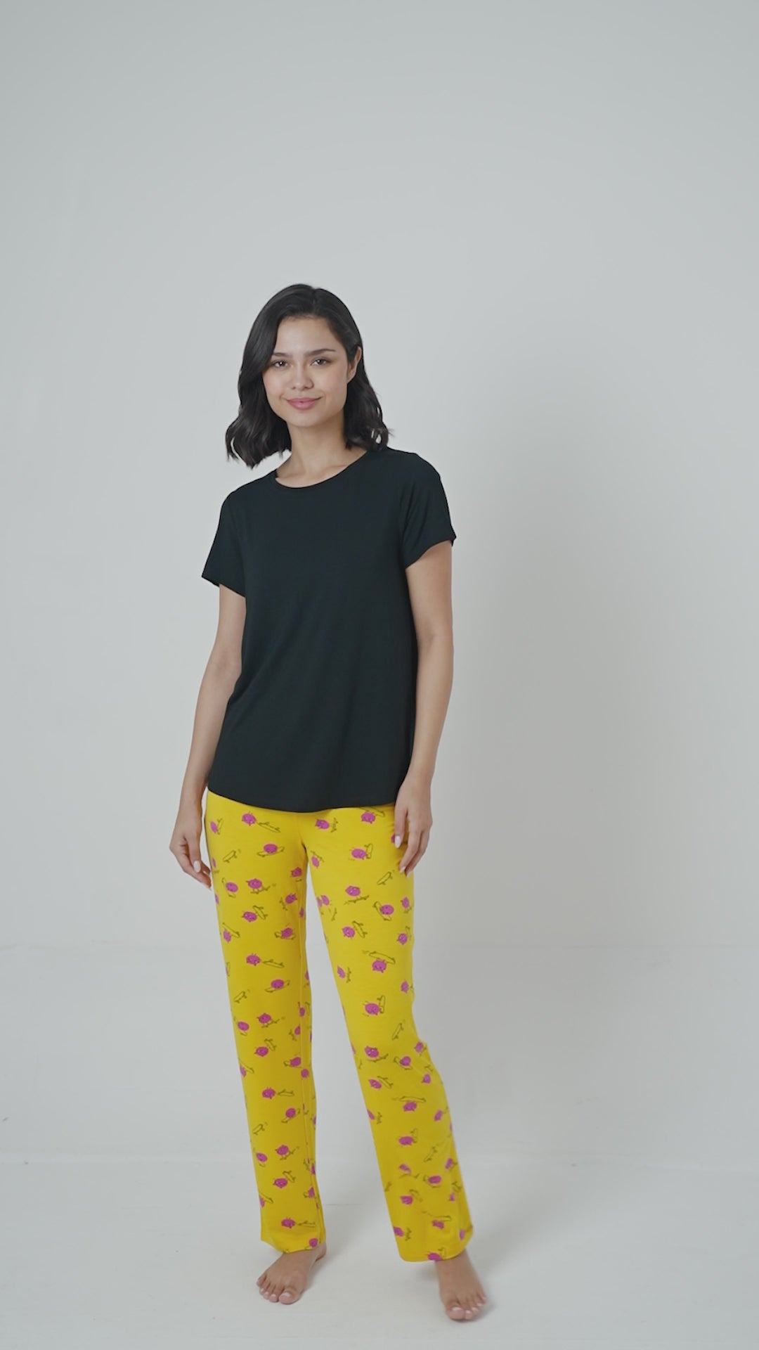 Fuffy Kitty Pajama Set