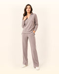 Beige Ottoman Long-Sleeve Set