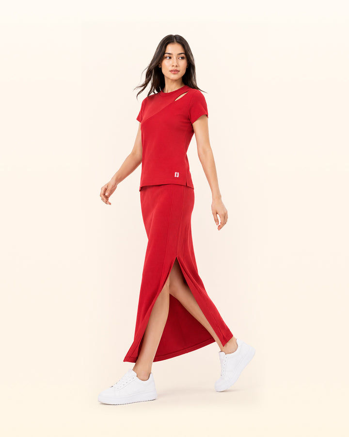 Crimson Terry Keyhole Set
