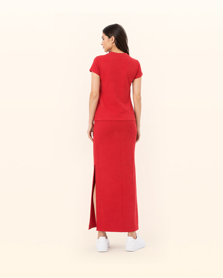 Crimson Terry Keyhole Set