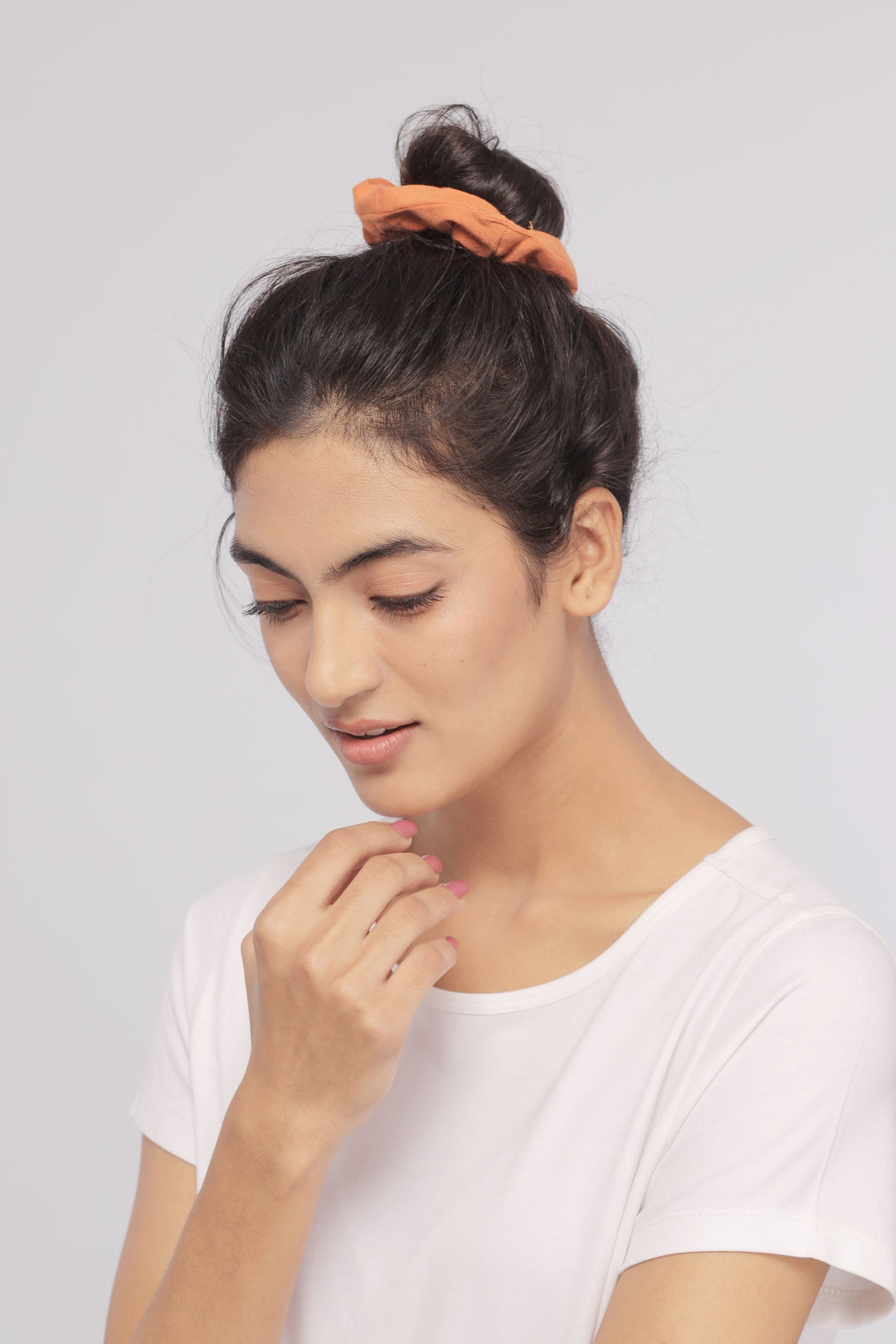 Orange Scrunchie