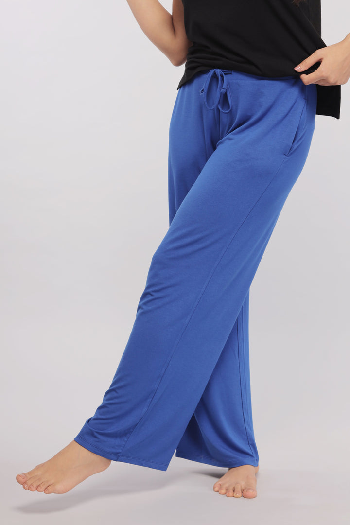 True Blue Flared Lounge Pant for ultimate comfort and style.