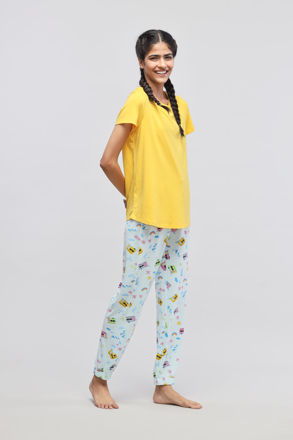 Voyager Cuffed Pajama Set