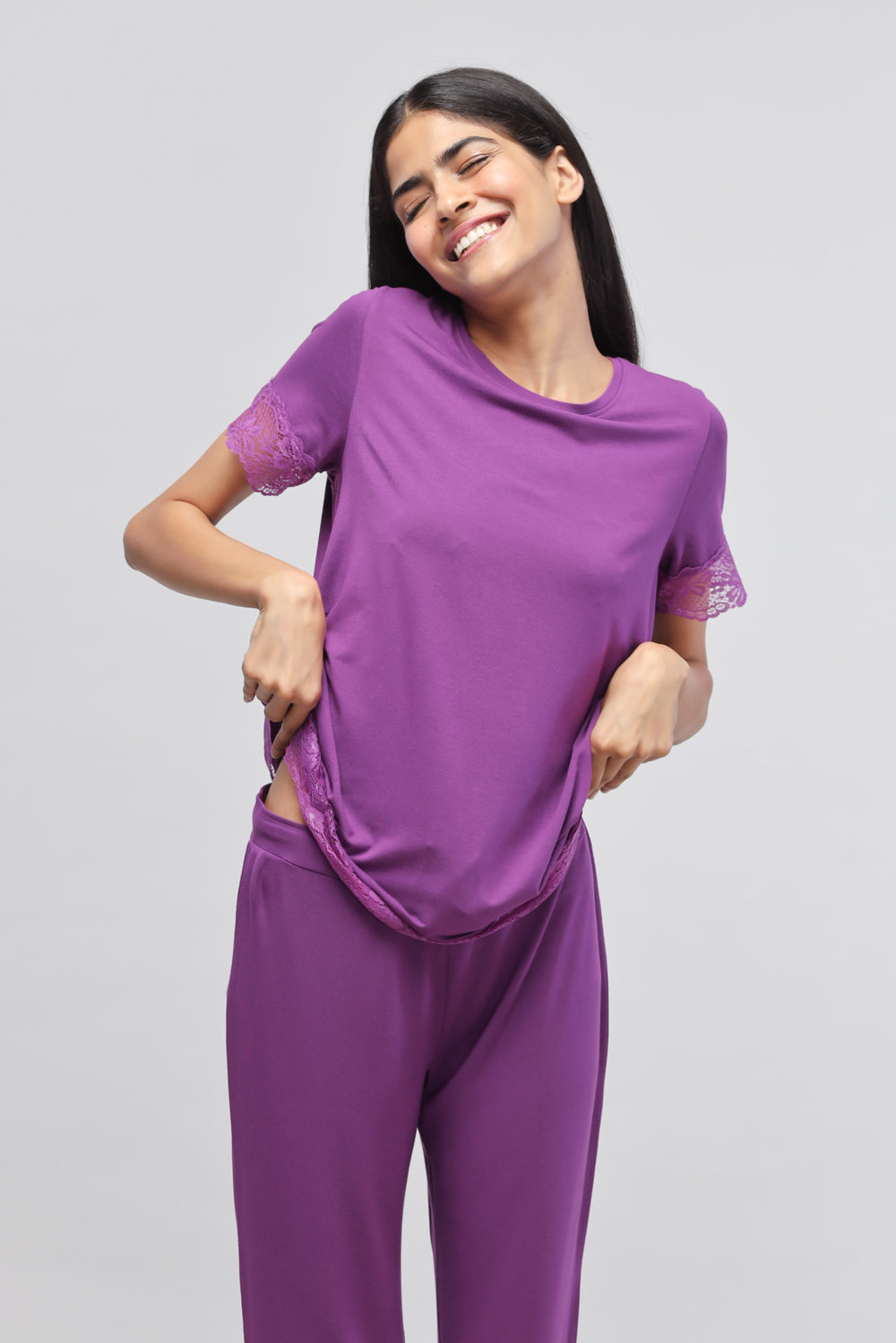 Dreamy Purple Lace Top