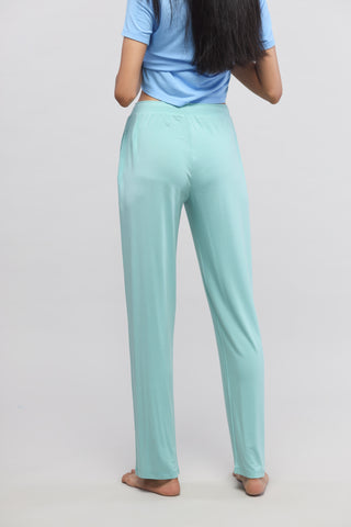 Aqua Straight Pajama Set