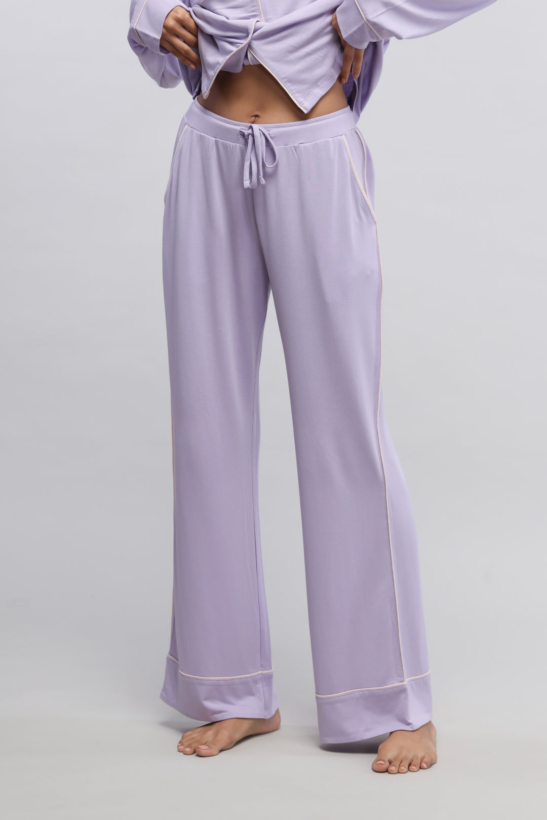 Lavender Piping Pajamas