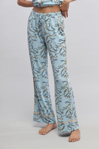 Rope printed pajamas featuring a stylish and comfortable design.
