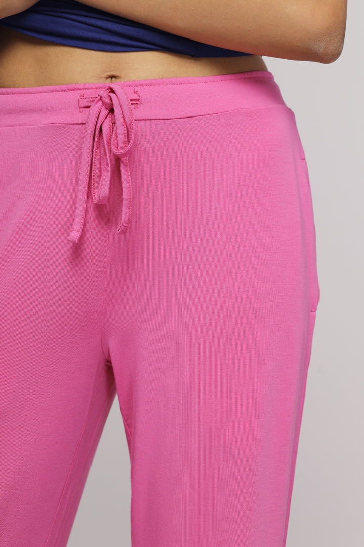 Pink pajama pants from the Professional Sleepyhead Straight Pajama Set.