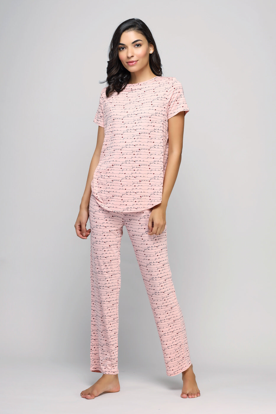 Feel The Love Pajama Set