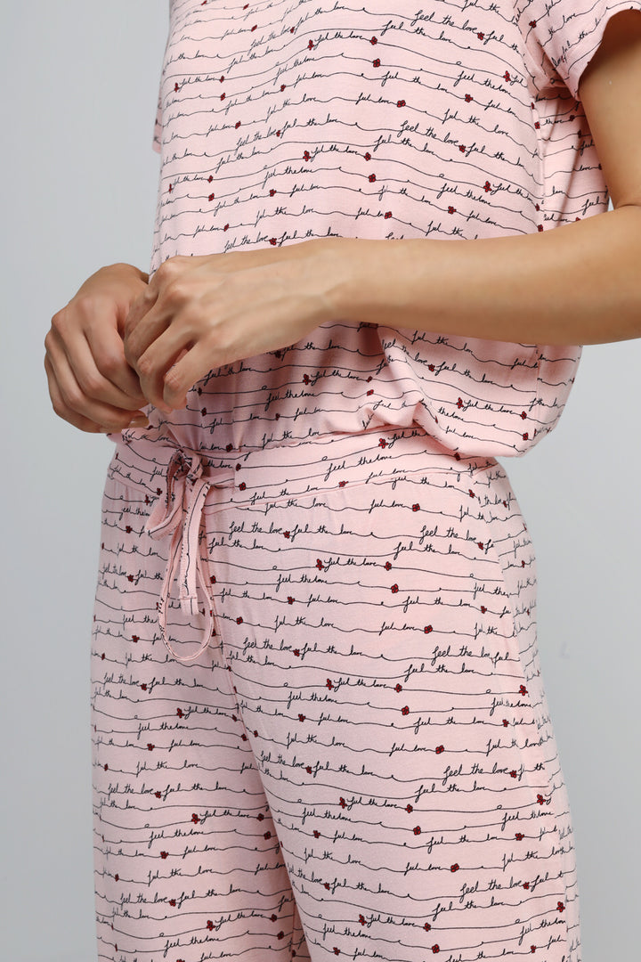 Feel The Love Pajama Set