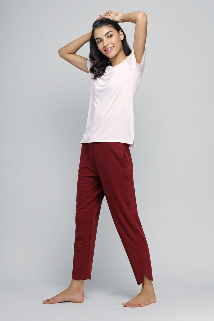 Energise Jogger Set featuring a model in casual loungewear.