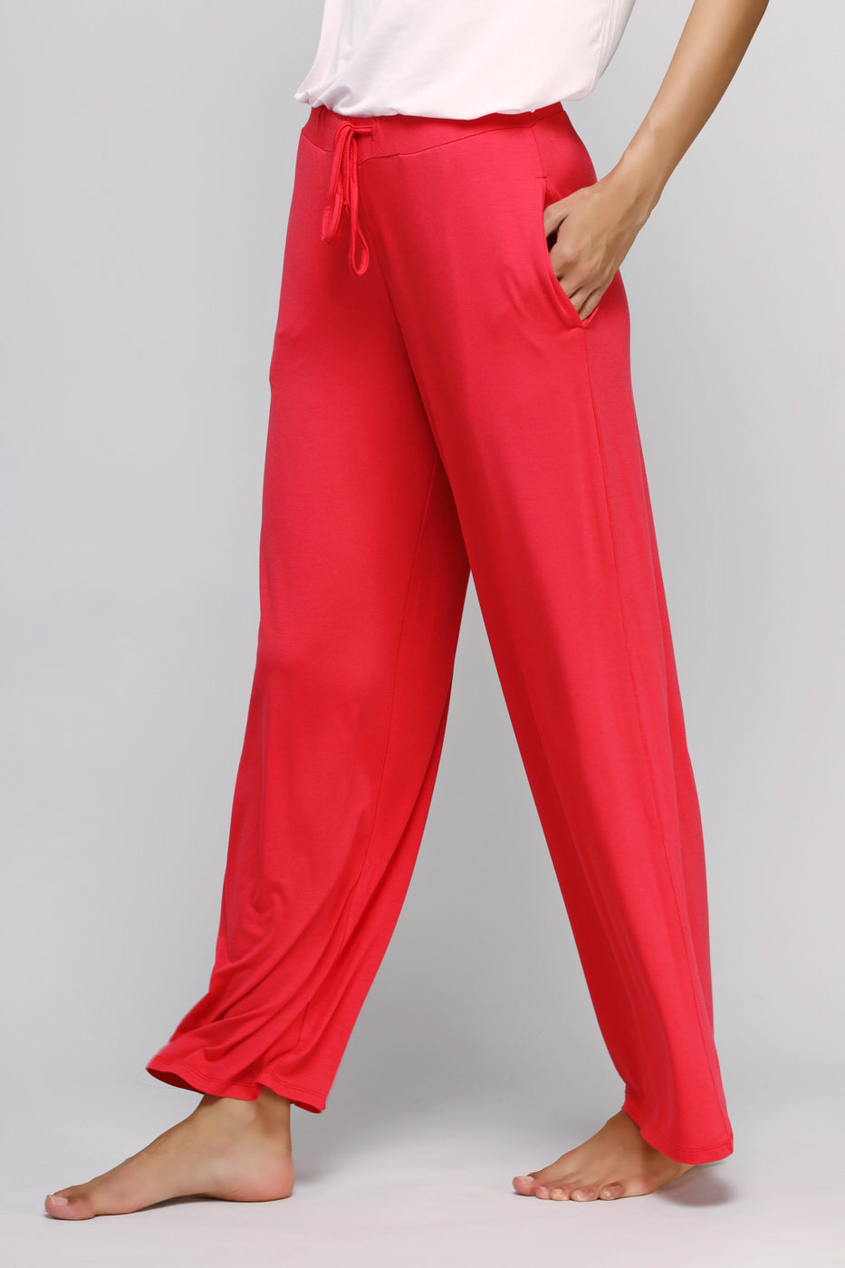 Love Red Flared Lounge Pant