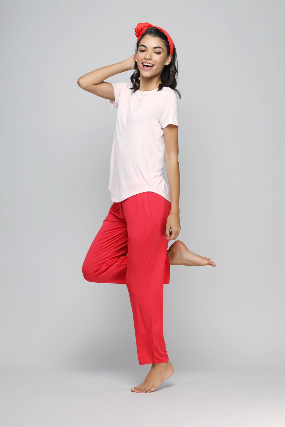 Love Red Straight Lounge Pant