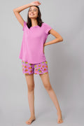 Mystic Purple Shorts Set