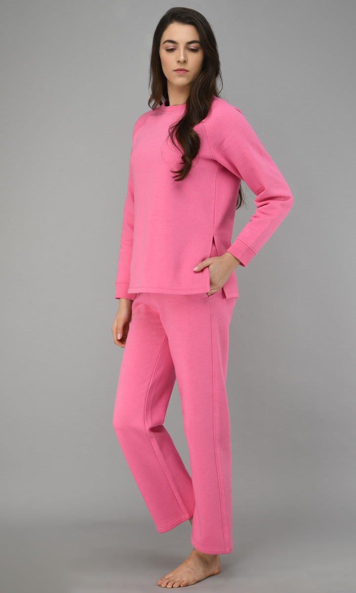 Feisty Pink Fleece Lounge Pant