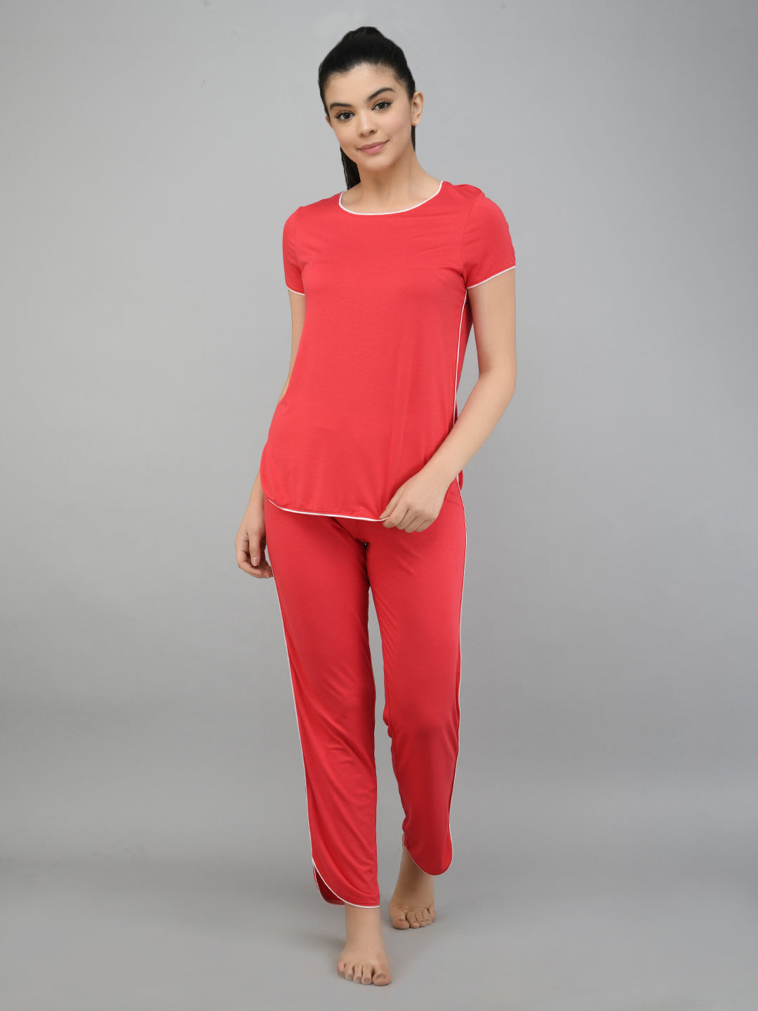 Love Red Piping Pajamas for comfortable and stylish sleepwear.