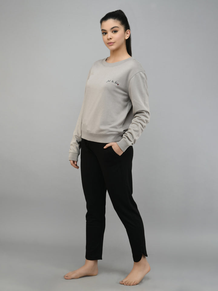 On The Move Black Jogger Set for stylish and comfortable activewear.