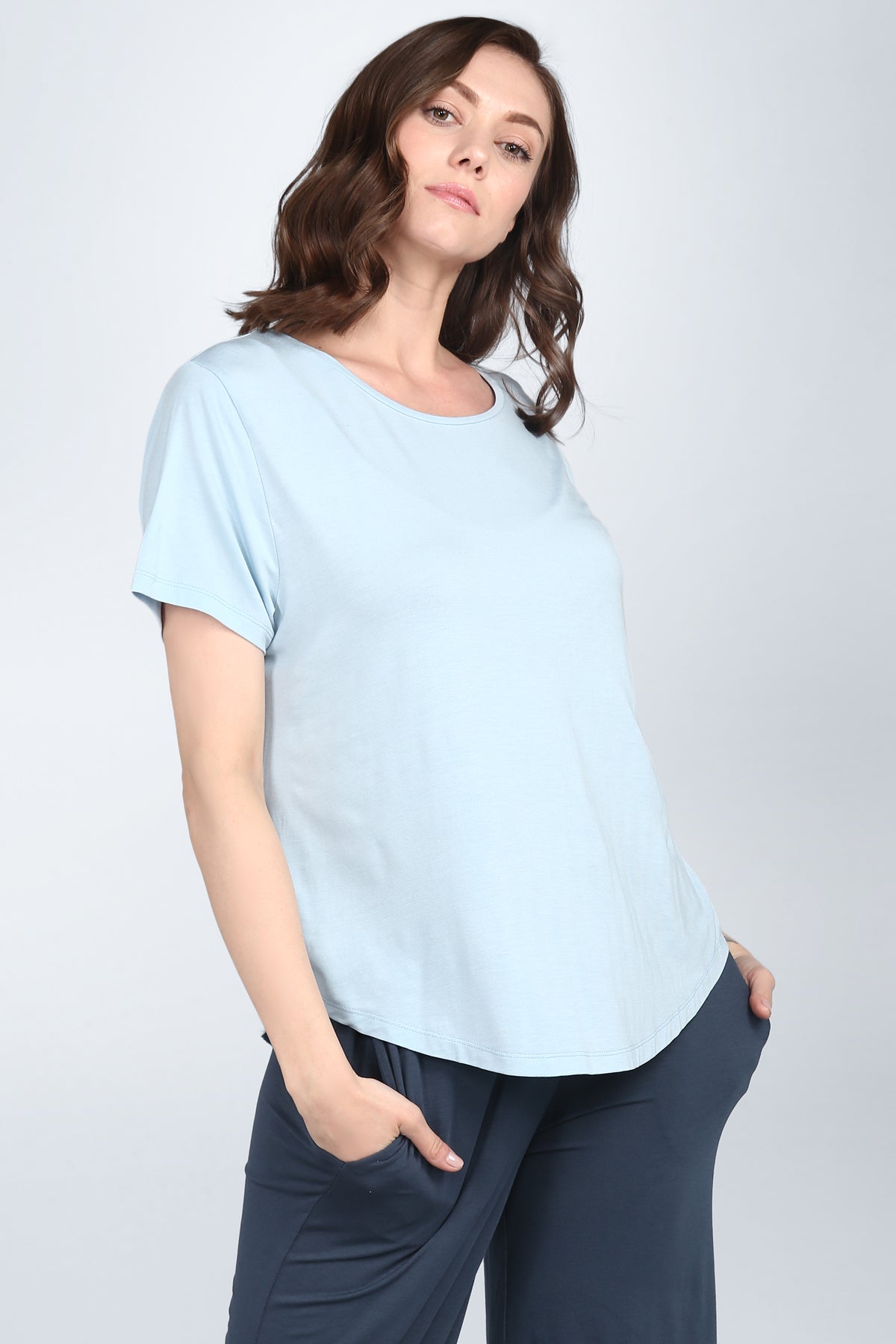 Sky Blue Top.