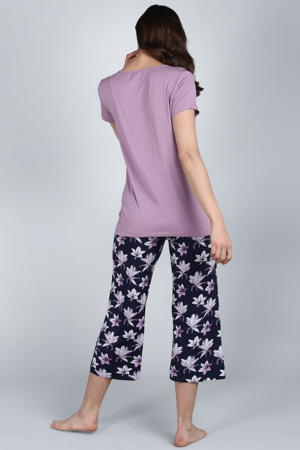 Lavender Sparkle Capri Set