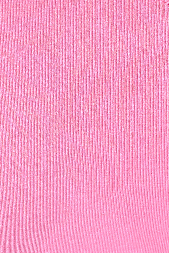 Hearty pink pajama set soft fabric detail close-up.