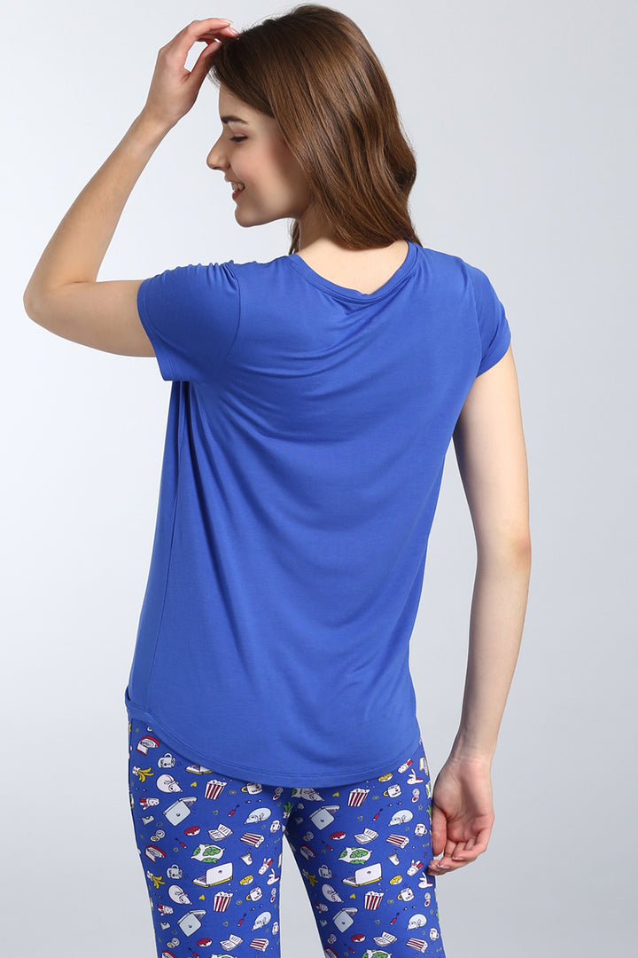 Everyday Blue Top for casual and comfortable style.