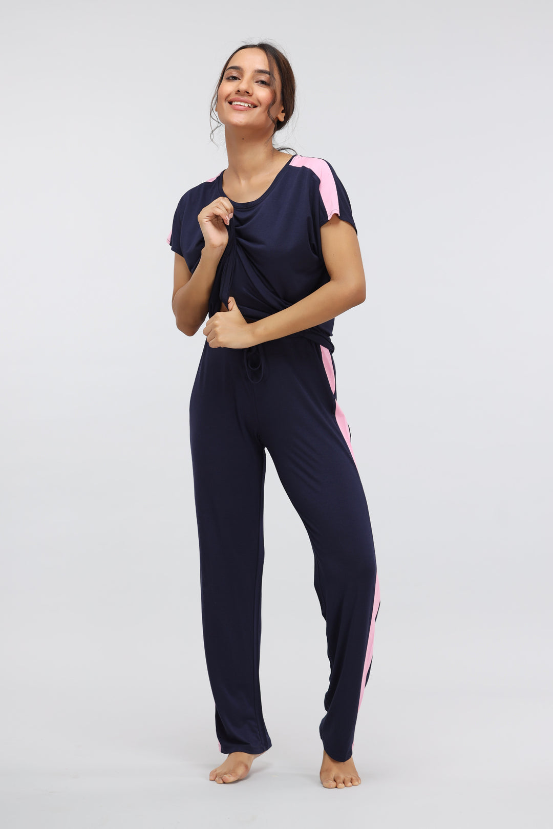 Blue Supima® Classic Pajama Set