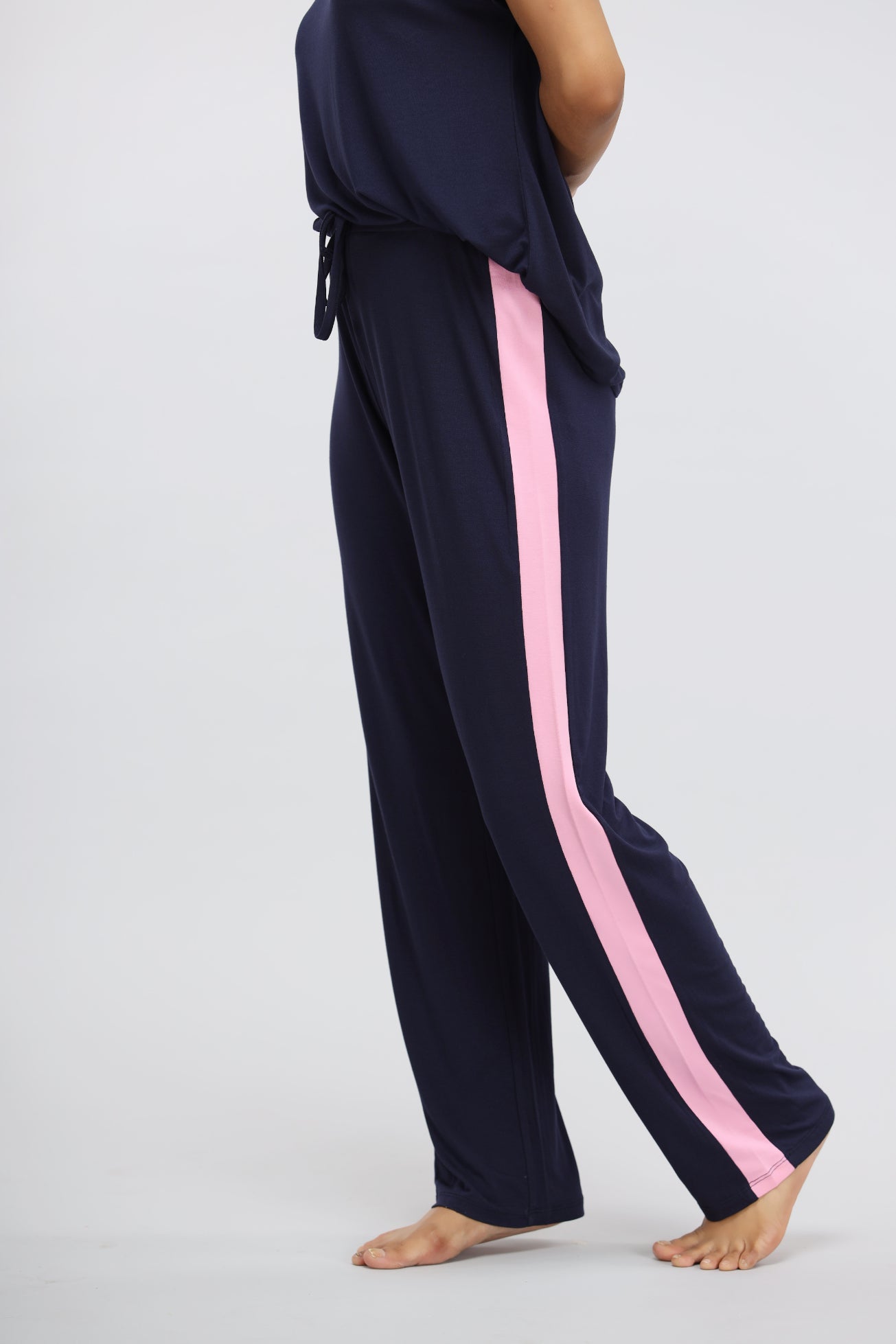 Blue Supima Cotton Pajama Set for Women Luxurious Comfort NeceSera