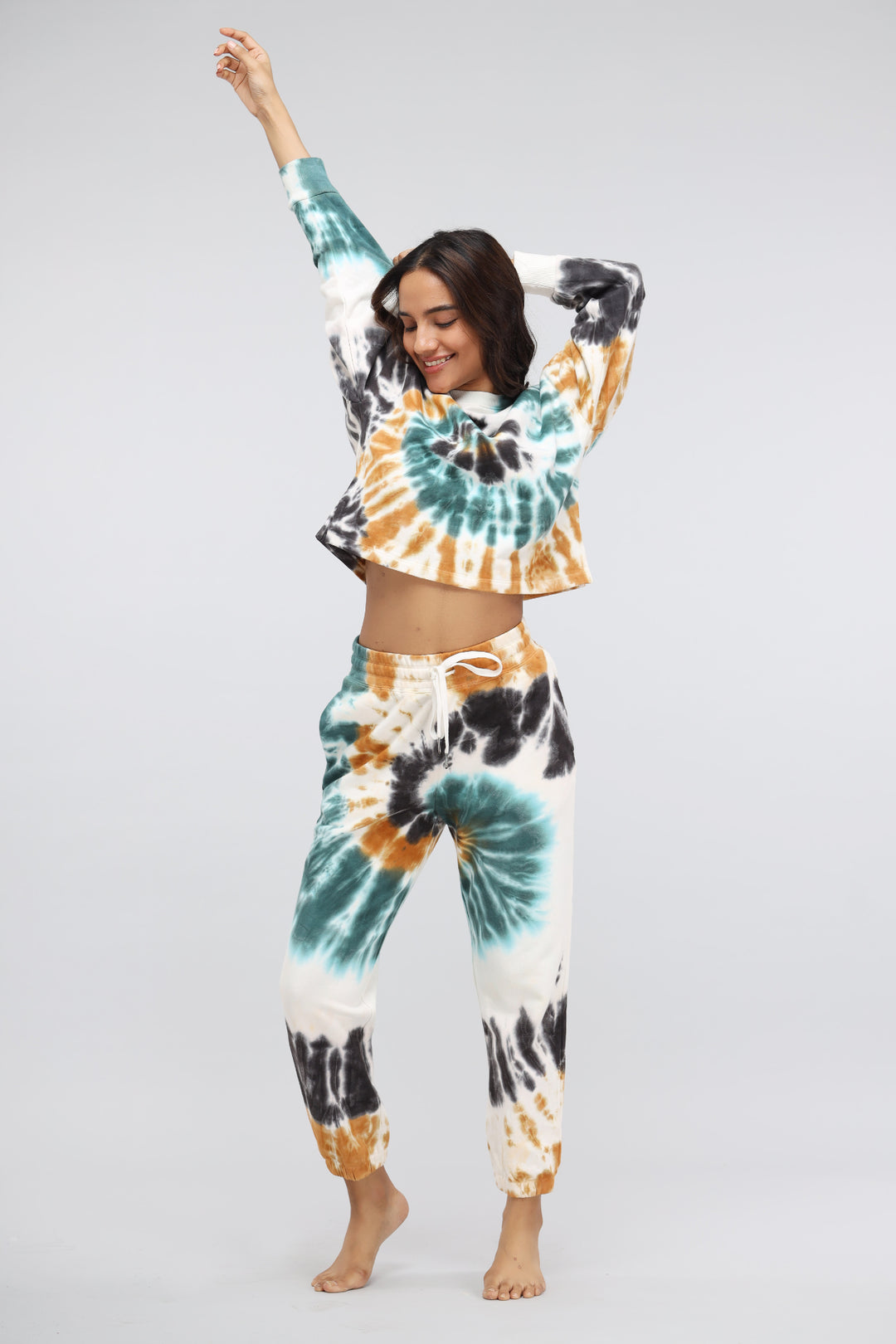 Tie-Dye Terry Jogger Set