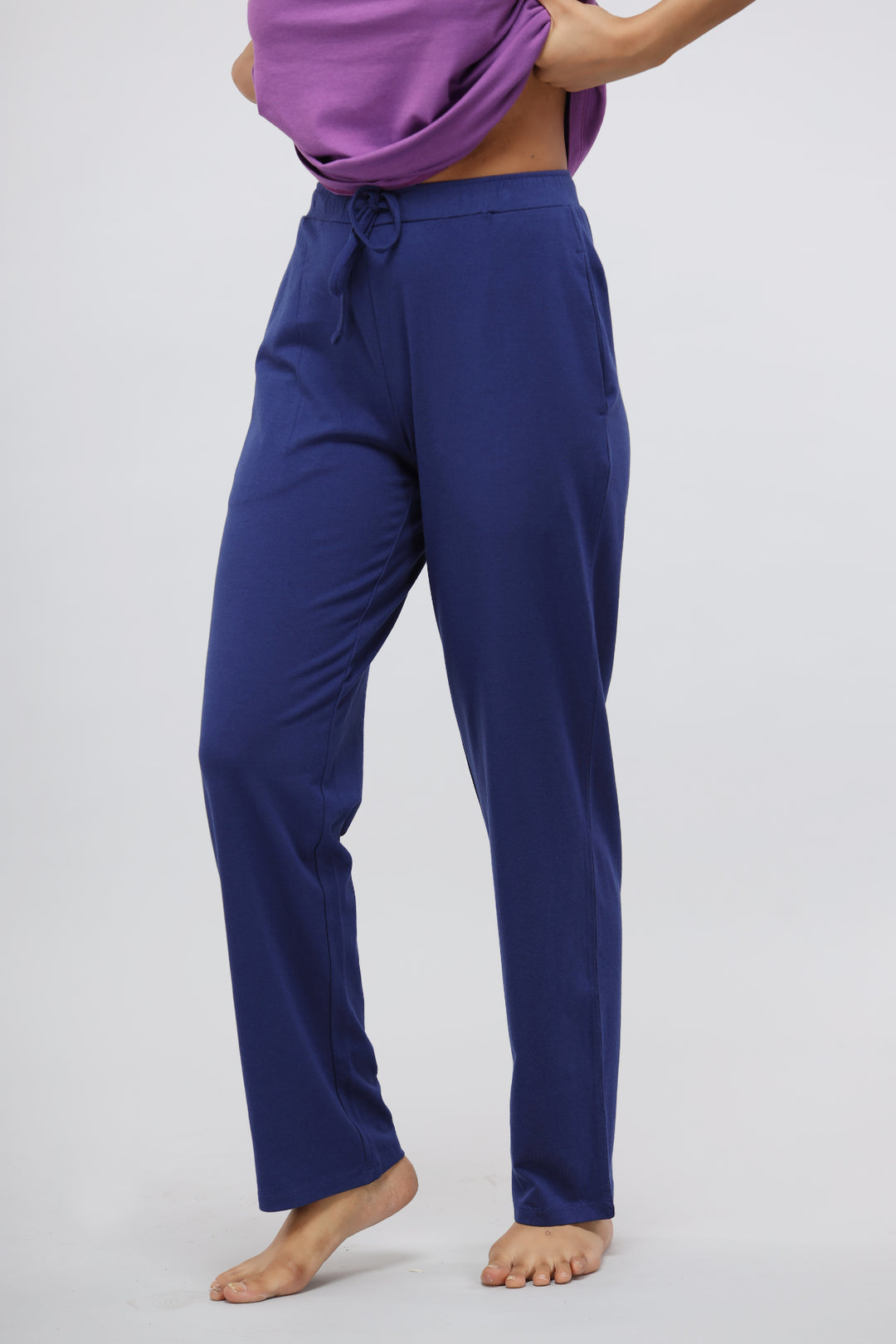 Functional Blue Supima® Straight Lounge Pant