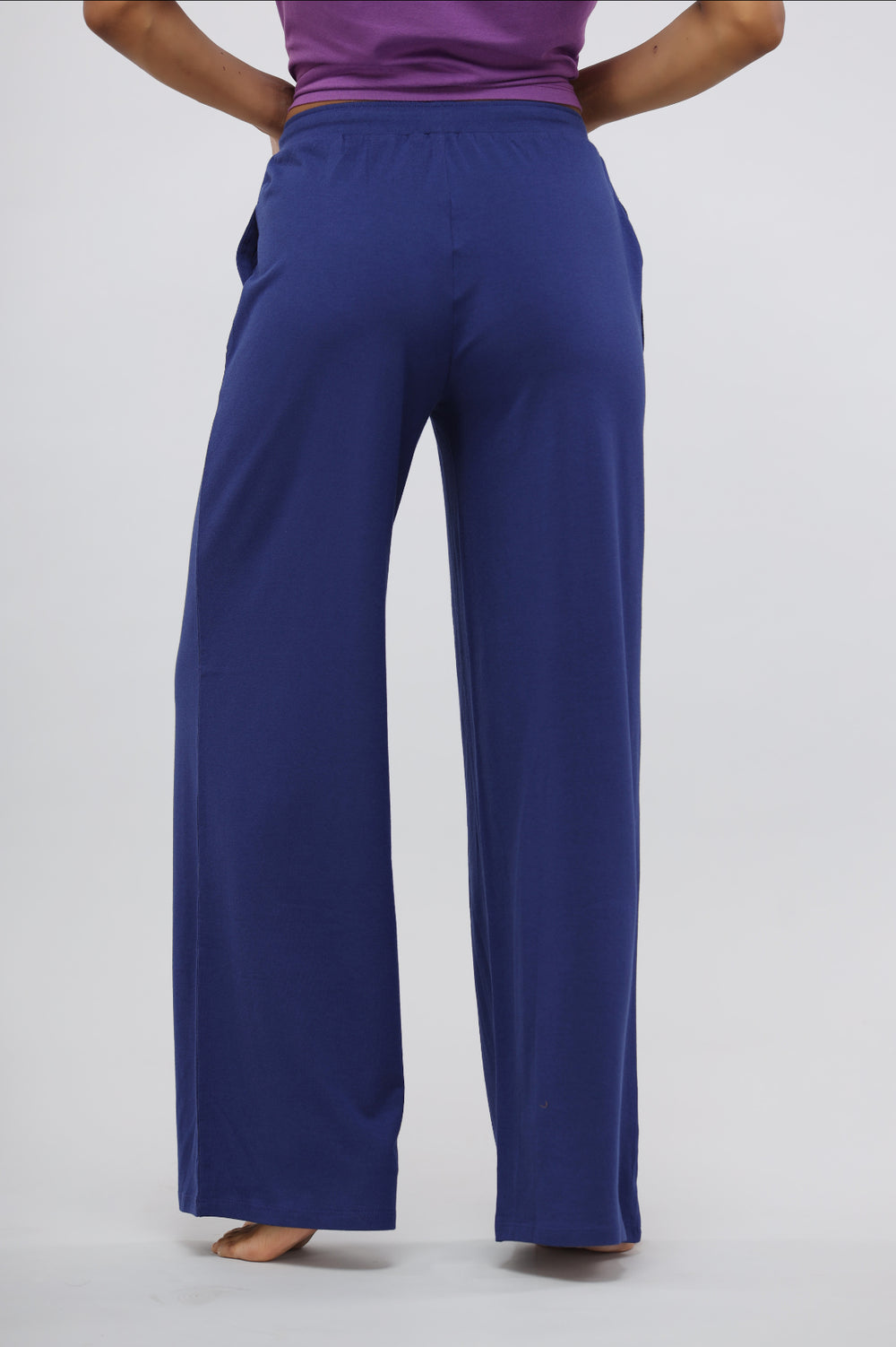 Functional Blue Supima® Flared Lounge Pant