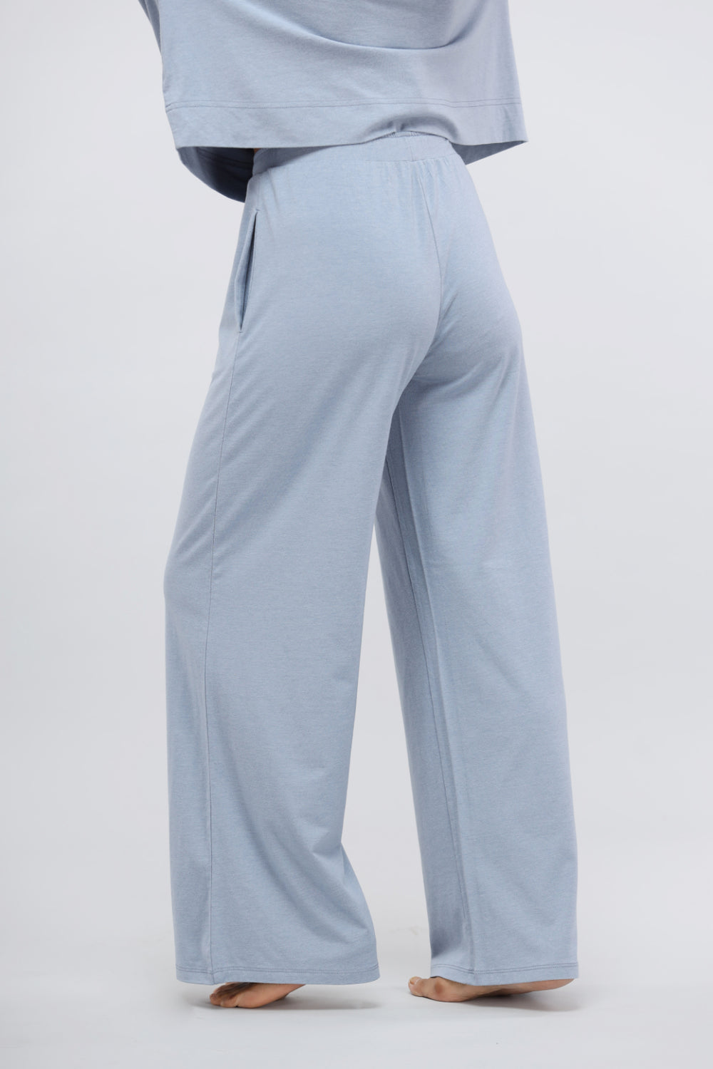 Dusty Blue Luxflo Travel Pant
