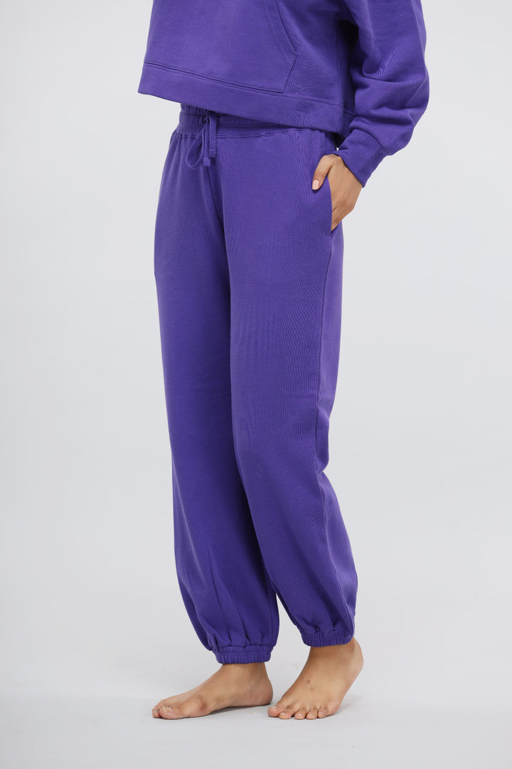 Deep Blue Terry Relaxed Jogger for comfortable, stylish lounging and active wear.