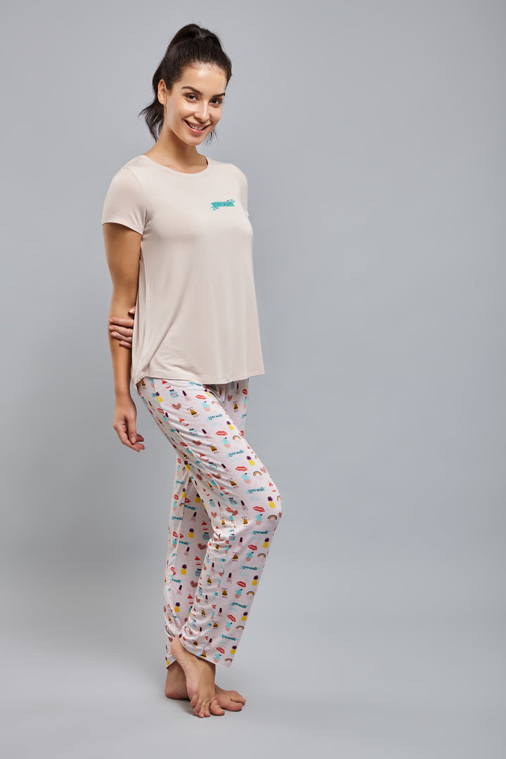 Stay Weird Pajamas featuring fun prints and a comfortable fit.