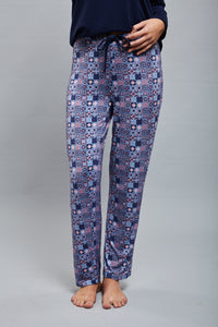 Classic Mosaic Pajamas featuring colorful geometric patterns and a comfortable fit.