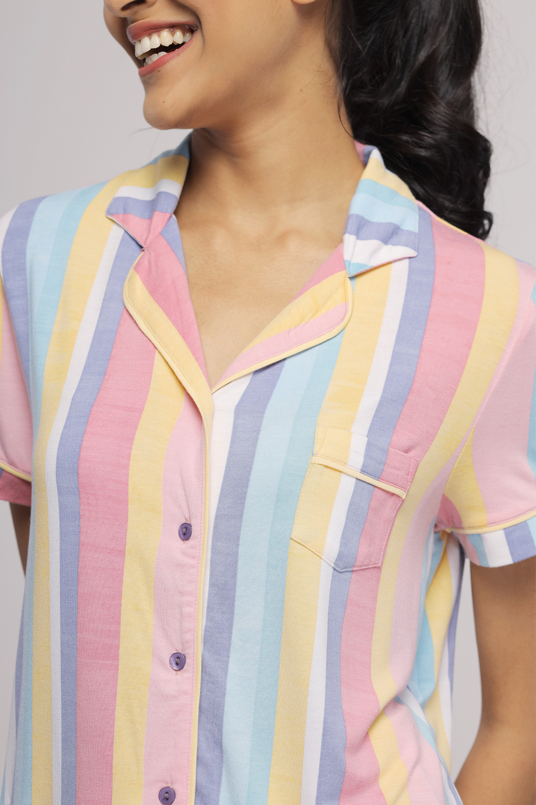 Pastel Stripe Capri Set - Product Image 5